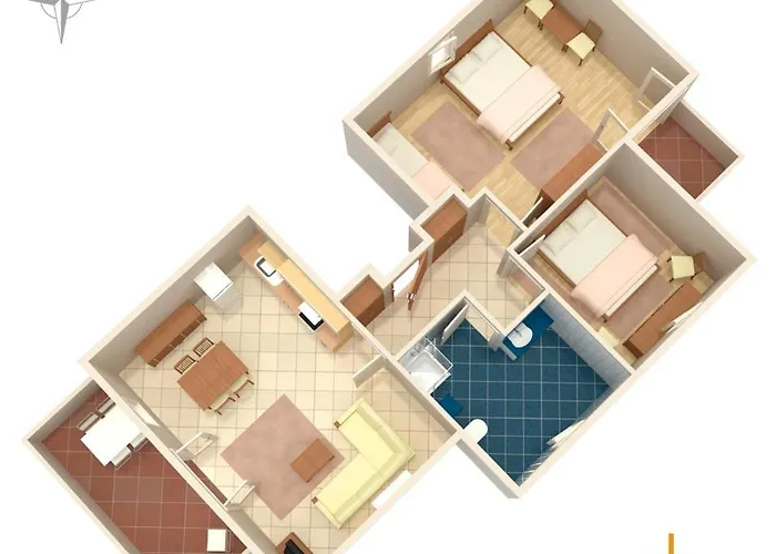 Appartement With Parking Space Banjol, Rab - 5022